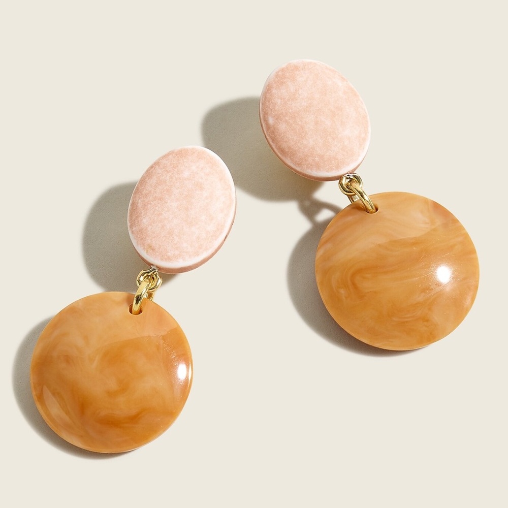 NWT J. Crew MADE IN ITALY ACETATE DROP EARRINGS. ❤️RARE❤️